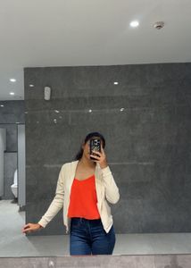 Vibrant Orange Cami Top