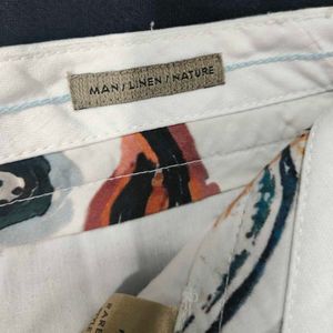Classic White Lyocell Shorts