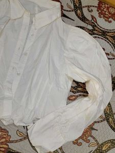 Classic White Collared Shirt