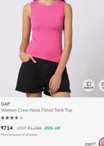 Vibrant Pink Sleeveless Tank Top