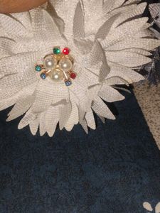 2 Floral Hair band with Pearls