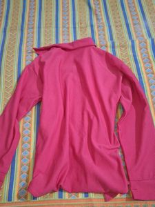 Stylish Pink Oversized Shirt