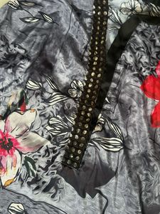 Elegant Floral Print Kurta