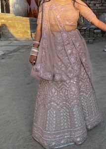 Bridal Lehnga Choli With Heavy Cancan