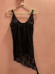 Sheer Black Lace Camisole