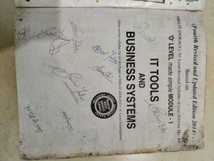 O Level IT Tools and Business Systems Book