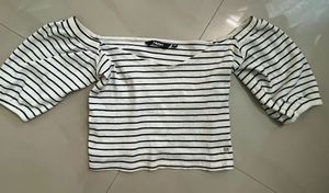 Striped Crop Top