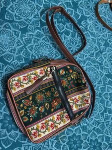 Boho Floral Crossbody Bag
