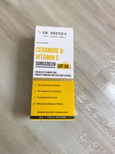 Dr. Sheth's Ceramide & Vitamin C Sunscreen SPF 50