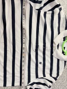 Zara Men's Striped Polo Shirt