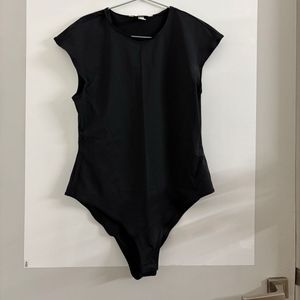 H&M Black Sleeve Bodysuit