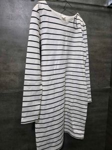 Striped Long Sleeve Mini Dress