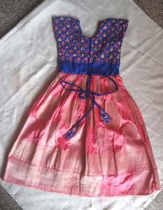 Beautiful Pink &amp; Blue Lehenga Choli