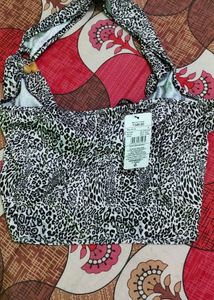 Leopard Print Halter Top