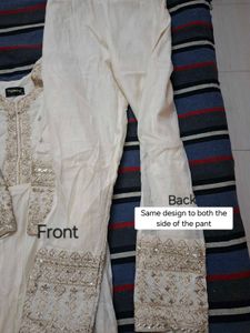 Elegant White Anarkali Suit ✨