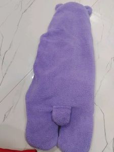 Cute Purple Bear Baby Wrap