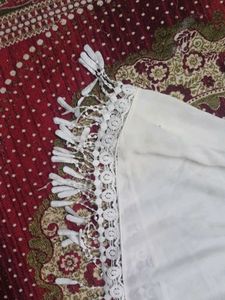White Top Kurti With Lace