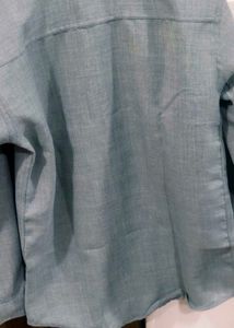 Pista Green Linen Co-ord set For Man