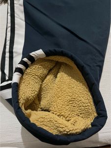 Navy Blue Fleece Track Pants (UNISEX)