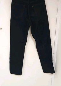 black Straight Leg Pants