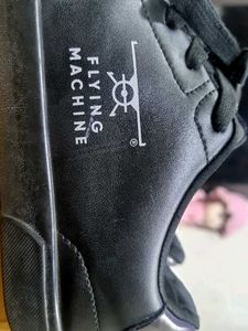Flying Machine Men's Black Sneakers