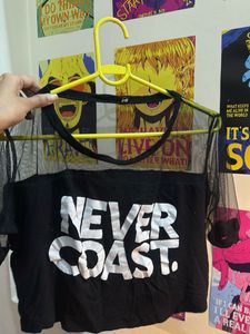 Black Never Coast Graphic Top