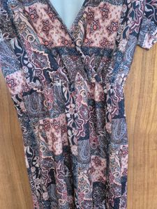 Shein Boho Patchwork Maxi Dress