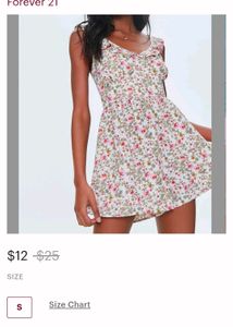 FOREVER 21 Floral Print Romper