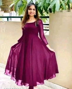 BLACK ANARKALI KURTI ..