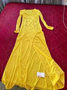 Vibrant Yellow Maxi Dress