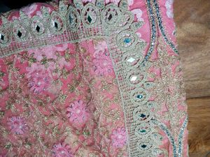 Pink Embellished Ethnic Festive Work Kurta/suit