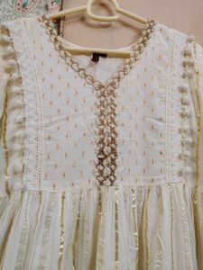 Pure Cotton Off White dress