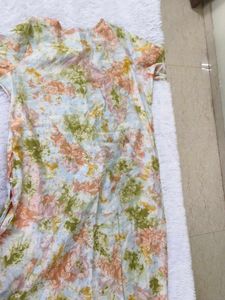 Embroidered Floral Kurti Top