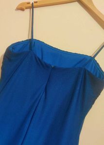 Blue🔵Royal Sparkle Partywear Dress 34 Bust