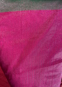 Vibrant Pink Silk Saree