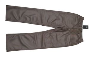 Faux leather pants
