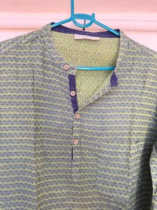 Green Casual Half Style Kurta
