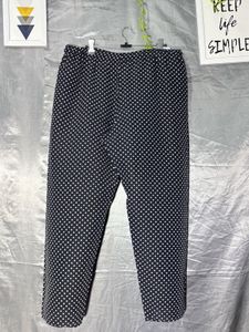 Blue and white Polk dot pant