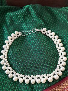 Handmade Pearl Necklace for kid