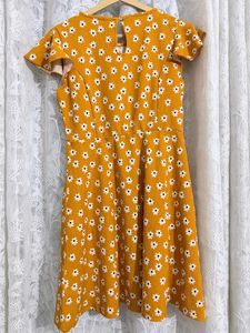 RIO Cute Yellow Floral Mini Dress