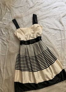 Chic Striped Midi Dress