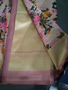 Floral Print Saree