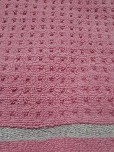 Soft Pink Textured Towel