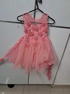 Cute Princess Baby Girl Dress Combo (Red &amp; Pink) �