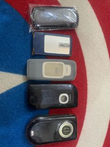Vintage Nokia Mobile Housings Lot (Set of 5)