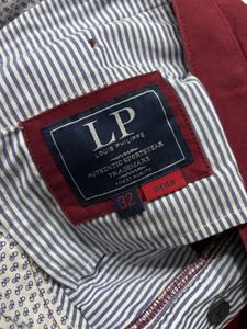Louis Philippe Red Chinos - Size 32