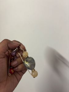 Chunky Beaded Safety Pin Brooches