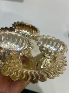 New Vintage German Silver Plated Kankavati
