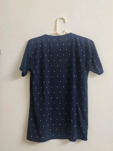 Cool Navy Blue Casual T Shirt (Unisex)