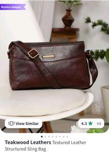 Teakwood  Leather  Sling bag